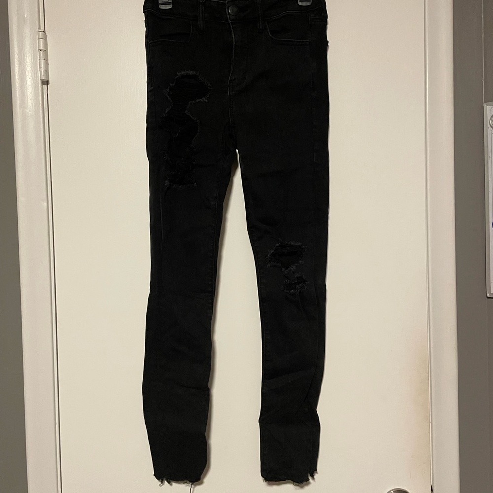 Black Hi Rise Jegging American Eagle Outfitters